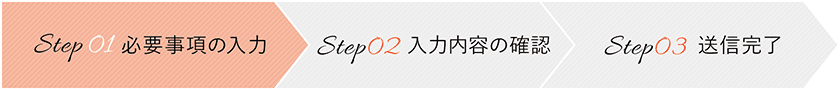 step1 必要事項の入力