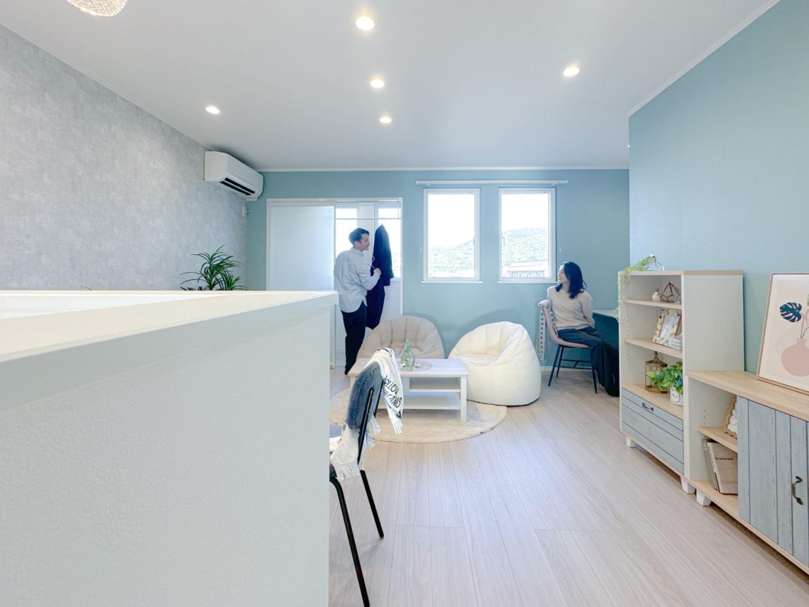 【新築内装デザイン見学会】「朝」と「夜」。異なるコンセプトの内装デザイン見学会