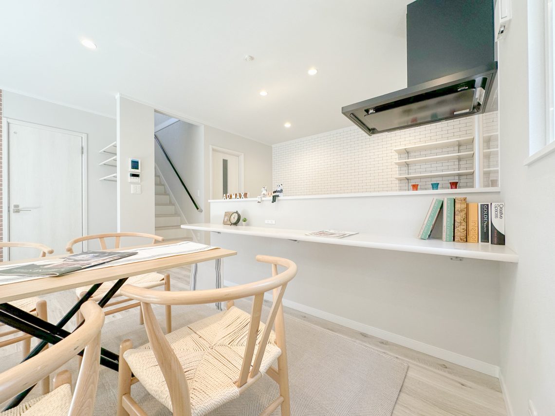 お家アスレチックがある吹抜けリビングのお家