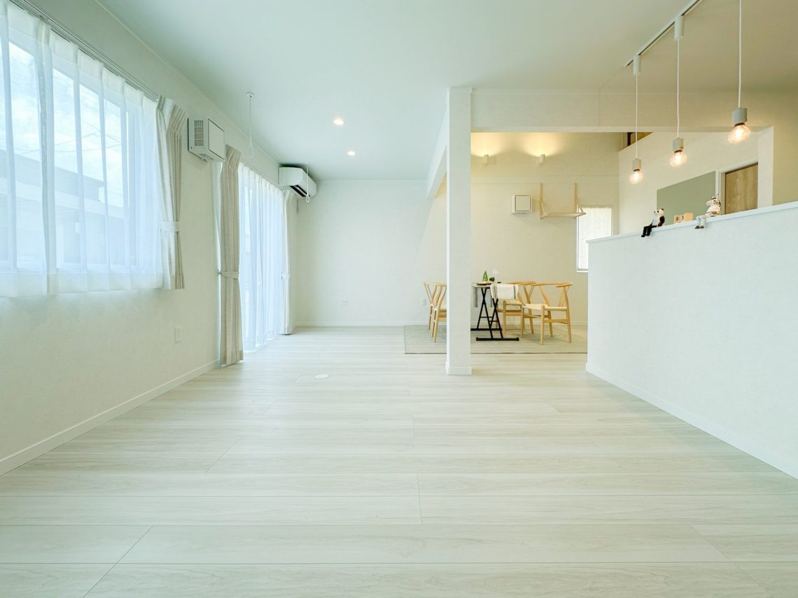 リビング直結型のロフトがある39坪4LDKの平屋