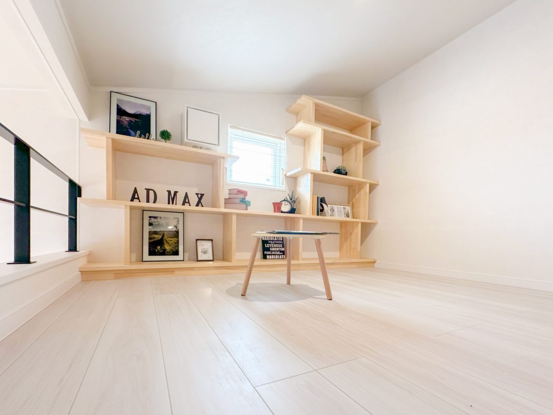 リビング直結型のロフトがある39坪4LDKの平屋