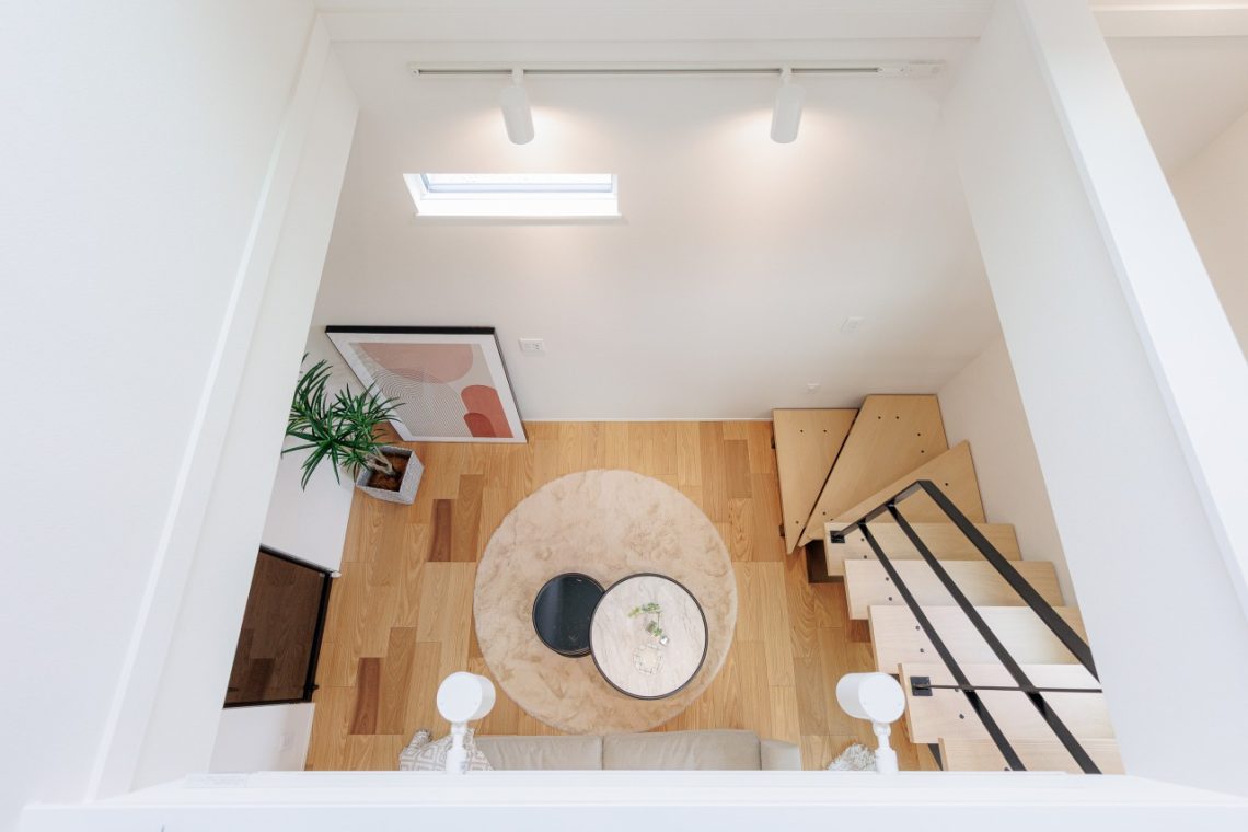 大ボリュームの25坪!吹抜け付きの真似したくなる家事ラク間取り