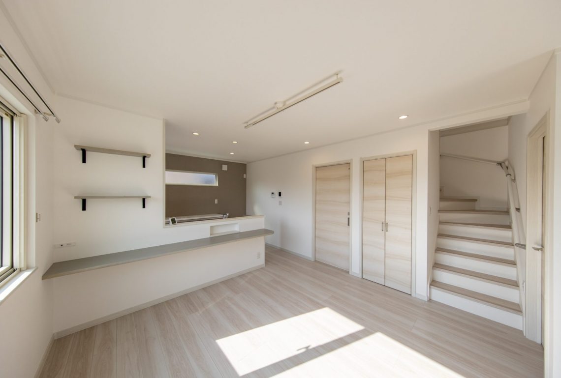 淡色カラーで大人かわいいお家