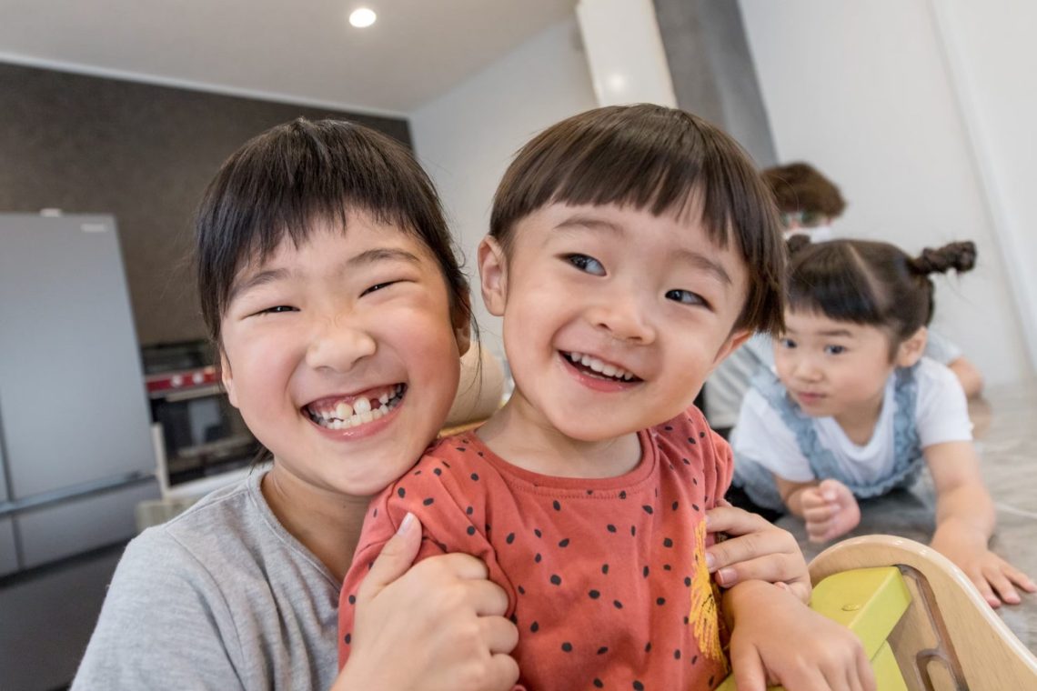 家族みんなの思い出になる塗り壁カウンター