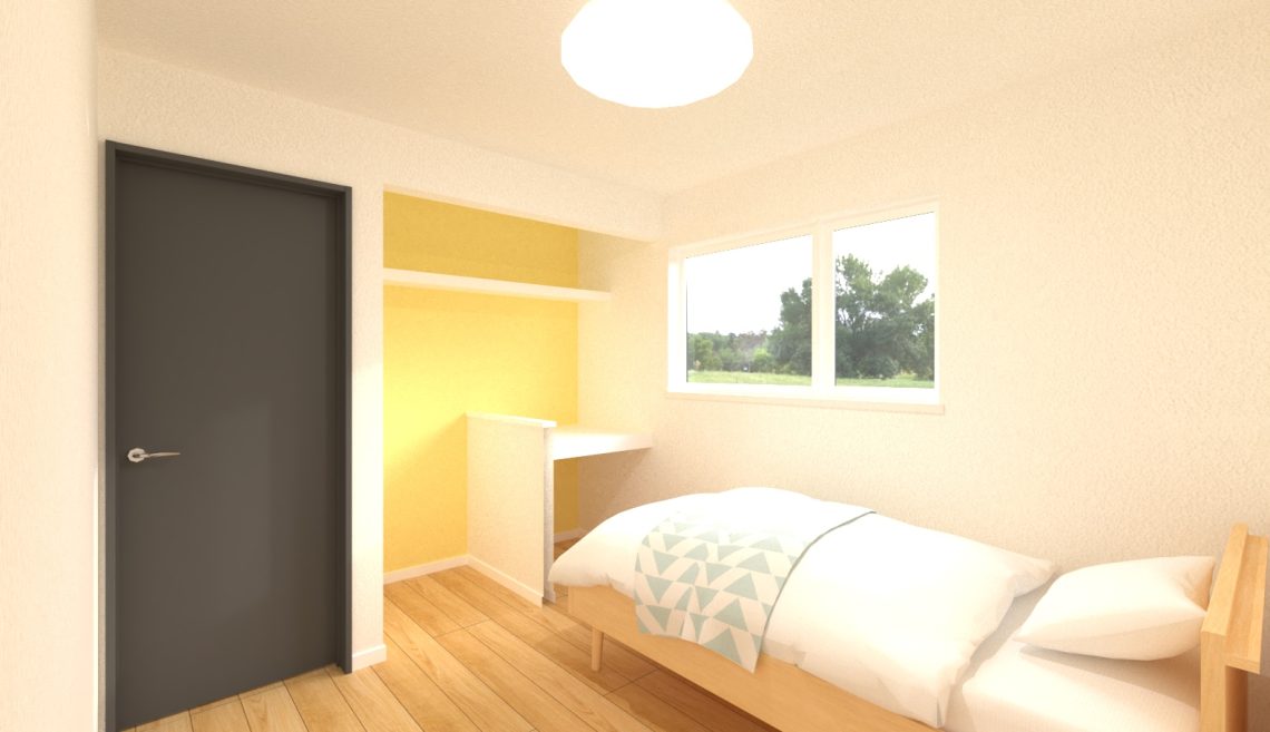 2F洋室内観パース ※パースは一例です