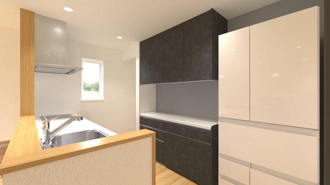 キッチン内観パース ※パースは一例です