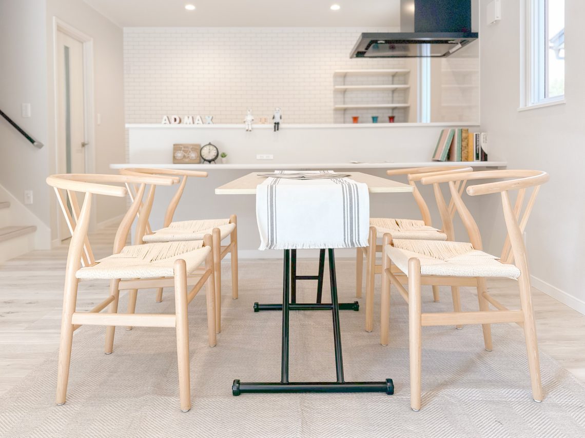 お家アスレチックがある吹抜けリビングのお家